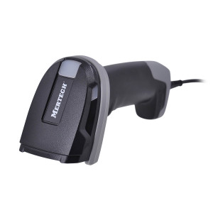 MERTECH 2420 P2D USB Wired Barcode Scanner, USB RS232 Emulation, Black