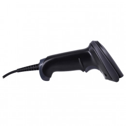 Проводной сканер штрих-кода MERTECH 2210 P2D SUPERLEAD черный 3 м кабель с гибкой подставкой