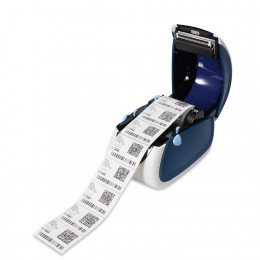 Termal yopishtiruvchi yorliqli printer MERTECH LP58 EVA RS232-USB Oq va ko'k