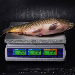 Trading table scales M-ER 329 AC-32.5 IP67 "Fisher" LCD