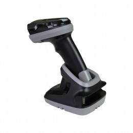 Kit: Wireless Barcode Scanner MERTECH CL-2425 Ai HR 2Core XLaser BLE SPP Dongle P2D USB Black + Cradle