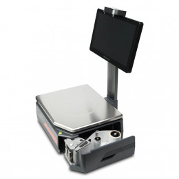 Scales with label printing M-ER 722 PM-15.2 (VISION-AI 14, USB, Ethernet, Wi-Fi)