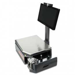 Scales with label printing M-ER 722 PM-15.2 (VISION-AI 14, USB, Ethernet, Wi-Fi)
